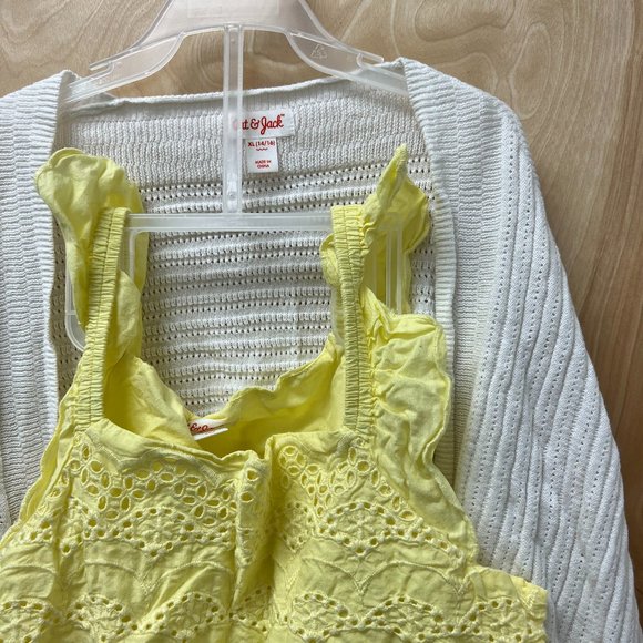 14/16 Girl's Dress and Sweater (Brand: Cat & Jack) - Picture 2 of 3